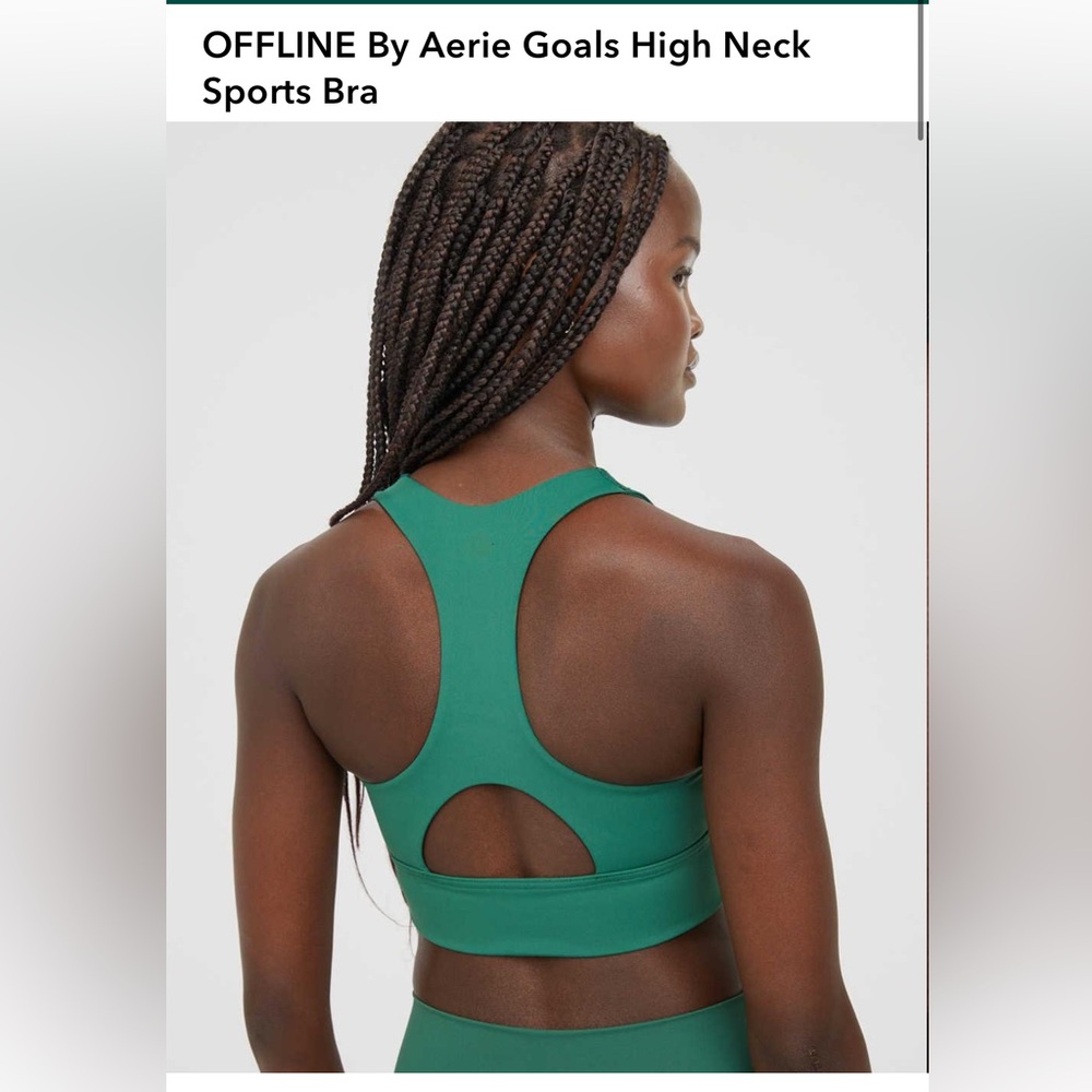 OFFLINE By Aerie Goals High Neck Sports Bra